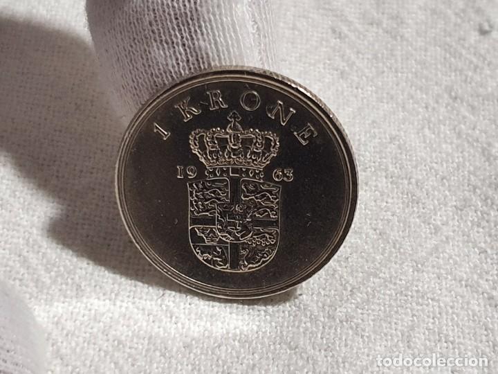 Monedas antiguas de Europa: Denmark - 1 krone 1965 - EBC/EF - Foto 1