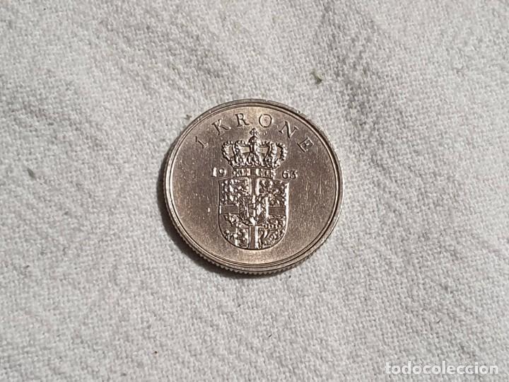 Monedas antiguas de Europa: Denmark - 1 krone 1965 - EBC/EF - Foto 6