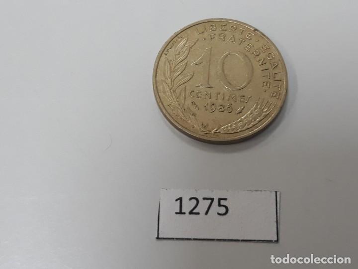 Monedas antiguas de Europa: Francia 10 centimos 1976 - Foto 2