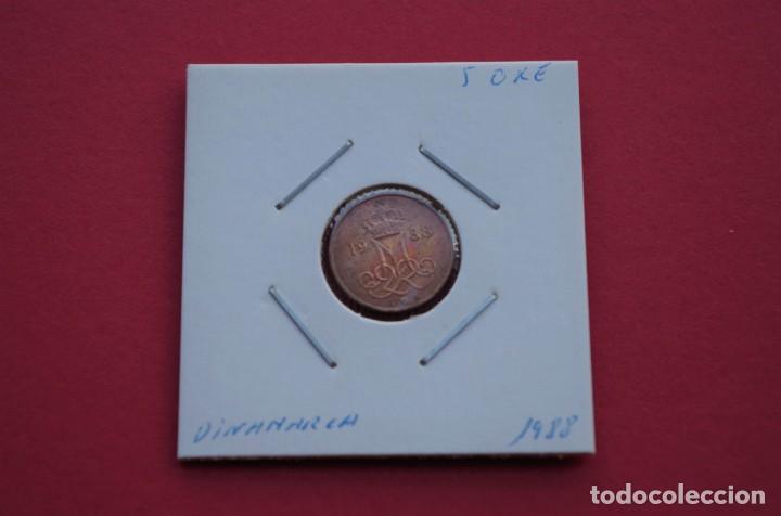 Monedas antiguas de Europa: Moneda 5 ore Dinamarca 1988 - Foto 1
