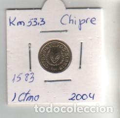 Monedas antiguas de Europa: MONEDA CHIPRE 1 CTVO 2004 - Foto 1