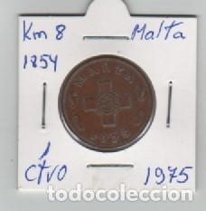 Monedas antiguas de Europa: MONEDA MALTA 1 CENTAVO 1975 - Foto 1