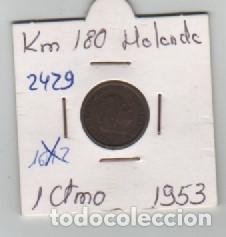 Monedas antiguas de Europa: MONEDA HOLANDA 1 CENTAVO 1953 - Foto 1