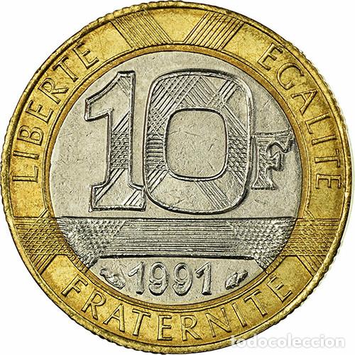 Monedas antiguas de Europa: FRANCIA - 10 FRANCOS - 1991 - E.B.C++ - Foto 1