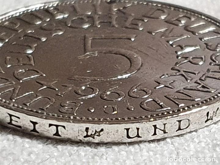 Monedas antiguas de Europa: Germany - 5 mark silver 1966 - J - EBC/EF - Foto 6