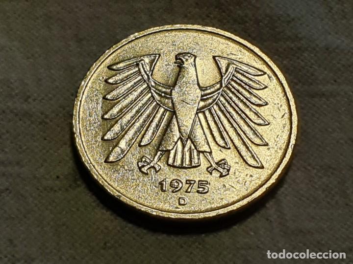Monedas antiguas de Europa: Germany - 5 mark 1975 - D - EBC/EF - Foto 6