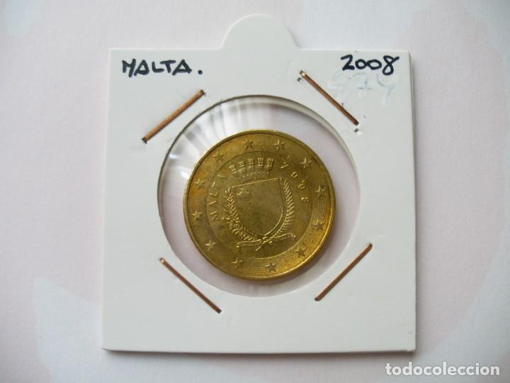 Pièce De 50 Centimes Malte 2008 Valeur