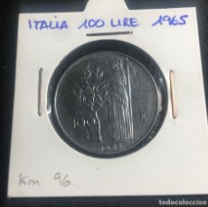 Monedas antiguas de Europa: ITALIA 100 LIRE 1965