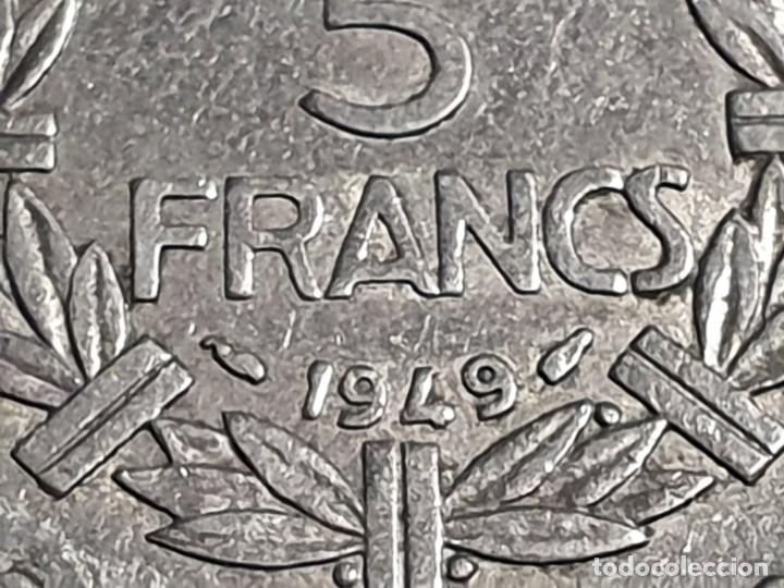 Monedas antiguas de Europa: Francia - 5 francs 1949 - EBC/EF - Foto 3