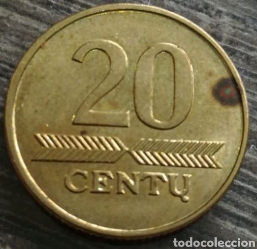 Monedas antiguas de Europa: Moneda Lituania 20 centu 2009 - Foto 1