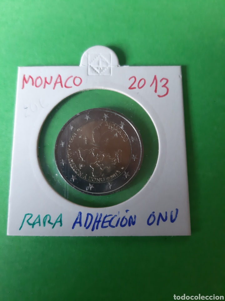 Monedas antiguas de Europa: 2013 Monaco Adhesi&oacute;n Onu sin circular - Foto 1