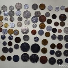 Monedas antiguas de Europa: LOTE DE 100 MONEDAS VARIADAS, ESPAÑOLAS Y EXTRANJERAS (#696)