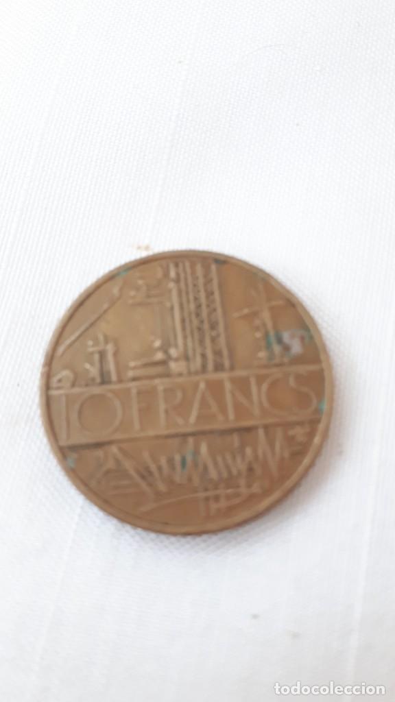 Monedas antiguas de Europa: MONEDA DE 10 FRANCOS FRANCESES 1977 - Foto 2