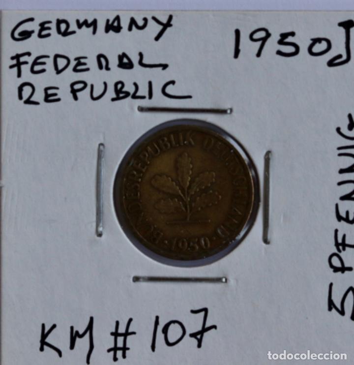 Old Coins of Europe: REPUBLICA FEDERAL ALEMANA,1950