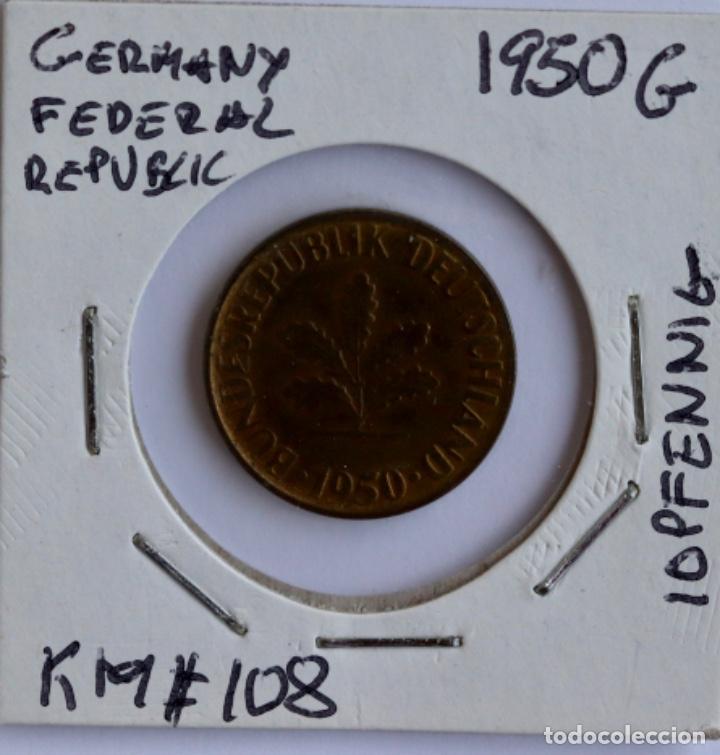 Monete antiche di Europa: REPUBLICA FEDERAL ALEMANA,1950