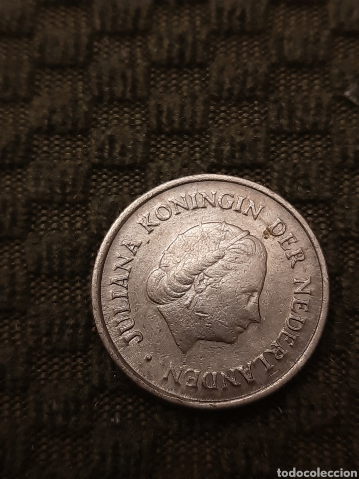 Monedas antiguas de Europa: 25 C&Eacute;NTIMOS HOLANDA MONEDA - Foto 2
