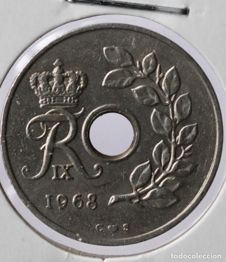 Old Coins of Europe: DANMARK, 1968 - 25 &Oslash;RE