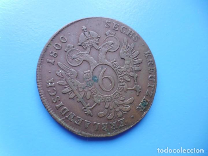 Monedas antiguas de Europa: AUSTRIA 6 KREUZE 1800 - Foto 1