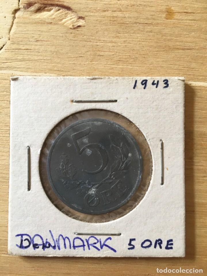 Monedas antiguas de Europa: MONEDA 5 ORE DINAMARCA 1943 - Foto 1
