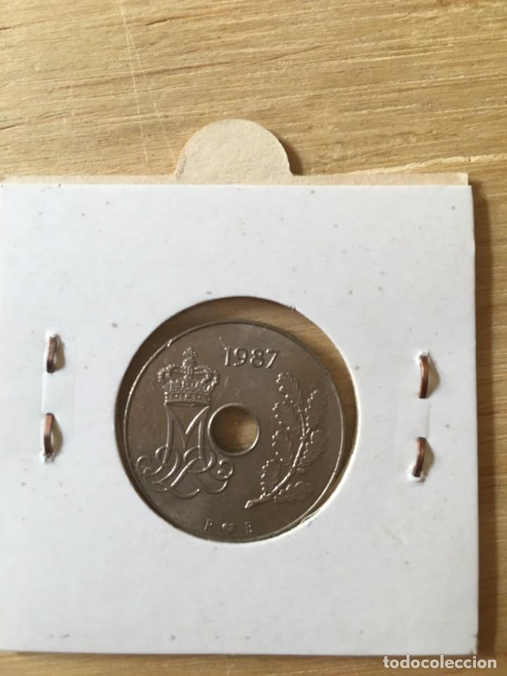 Monedas antiguas de Europa: MONEDA 25 ORE DINAMARCA 1987 - Foto 2
