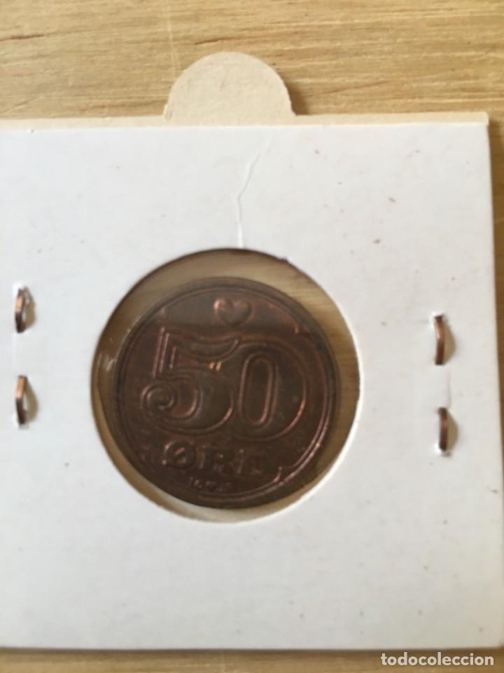 Monedas antiguas de Europa: MONEDA 50 ORE DINAMARCA 1990 - Foto 2