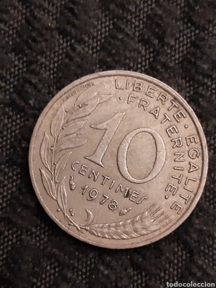 Monedas antiguas de Europa: 10 C&Eacute;NTIMOS FRANCIA 1978 MONEDA - Foto 1