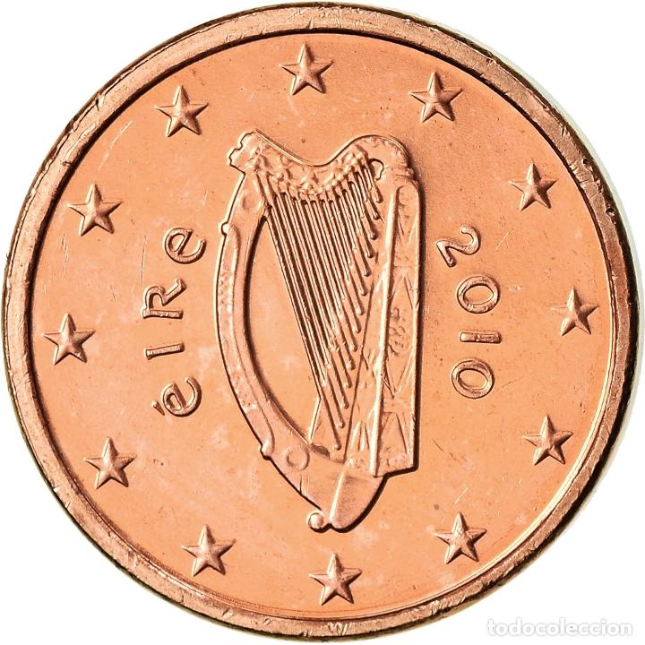 Monedas antiguas de Europa: [#774498] REP&Uacute;BLICA DE IRLANDA, Euro Cent, 2010, BU, FDC, Cobre chapado en acero, KM:32