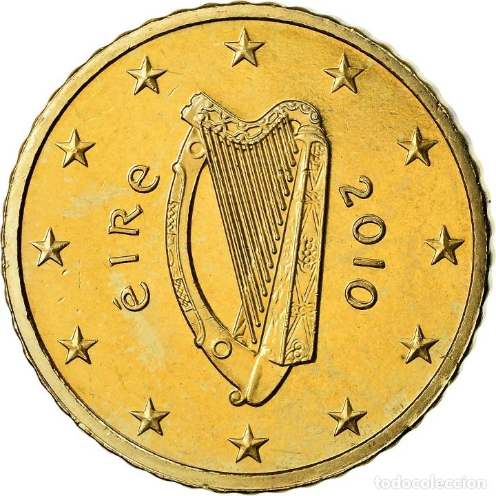 Monedas antiguas de Europa: [#774493] REP&Uacute;BLICA DE IRLANDA, 50 Euro Cent, 2010, BU, FDC, Lat&oacute;n, KM:49