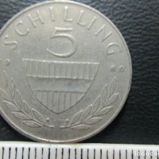 Monedas antiguas de Europa: 5 SCHILLING 1968 REPUBLICA AUSTRIACA. Lote 204441772