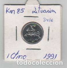 Monedas antiguas de Europa: MONEDA LITUANIA 1 CENTIMO 1991 - Foto 1