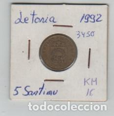 Monedas antiguas de Europa: MONEDA LETONIA 5 CENTIMO 1992 - Foto 1