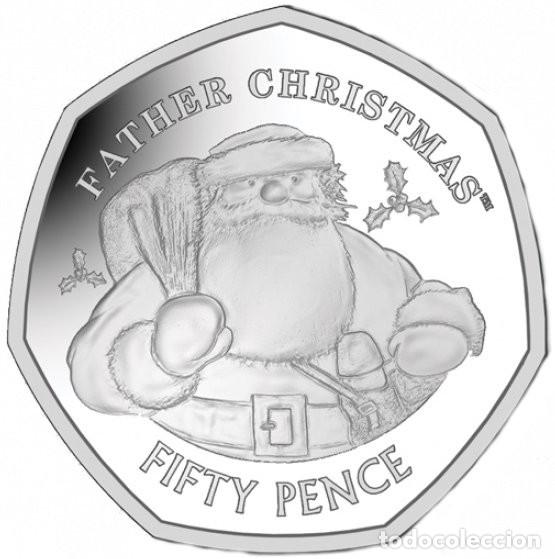 Monedas antiguas de Europa: Gibraltar 2018 Navidad - Foto 1