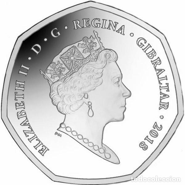 Monedas antiguas de Europa: Gibraltar 2018 Navidad - Foto 2
