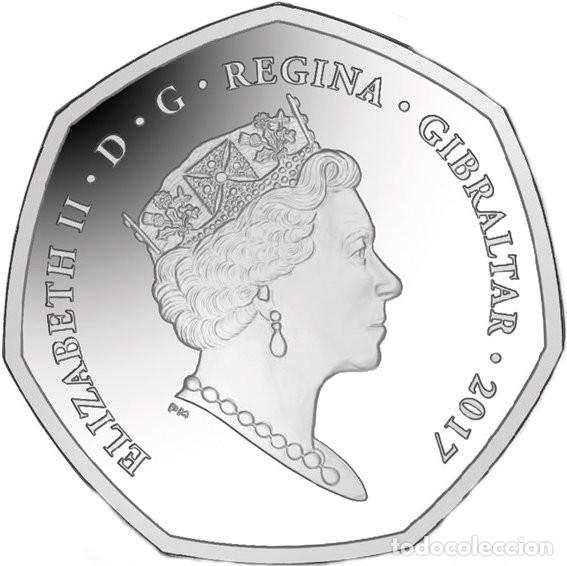 Monedas antiguas de Europa: Gibraltar 2017 Navidad - Foto 2