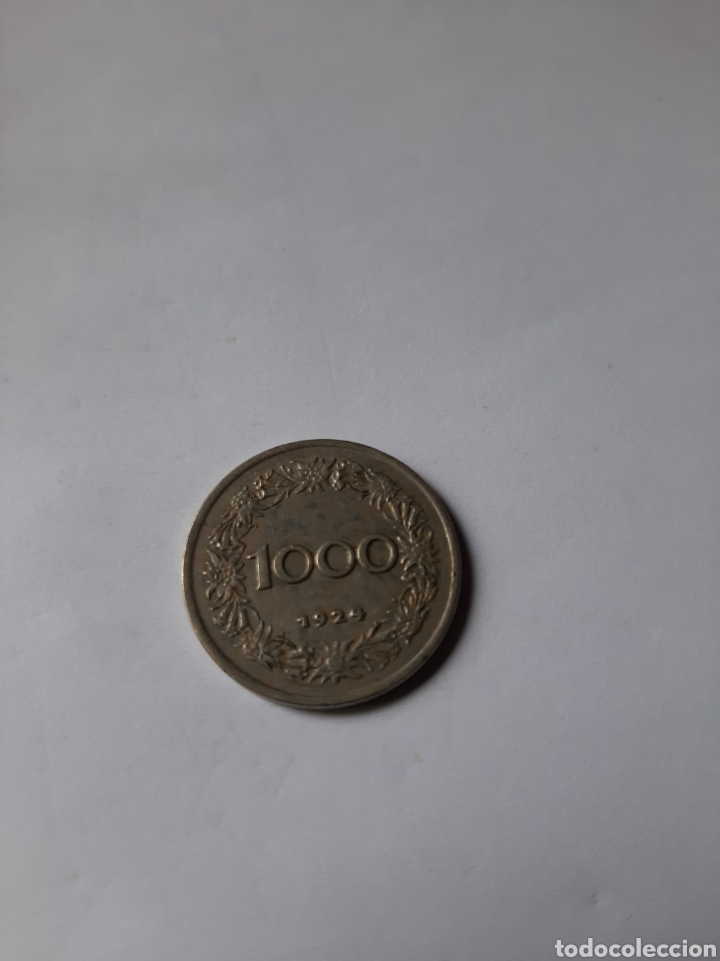 Monedas antiguas de Europa: AUSTRIA 1924 1000 - Foto 2