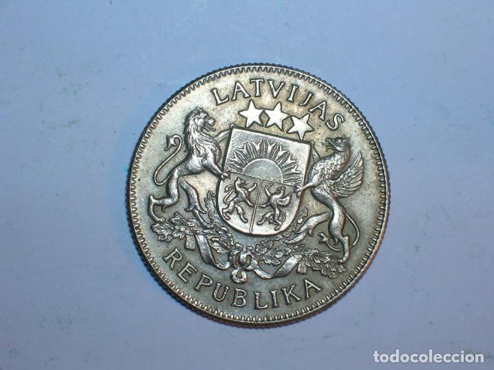 Monedas antiguas de Europa: LETONIA 2 LATI PLATA 1925 (5764) - Foto 1