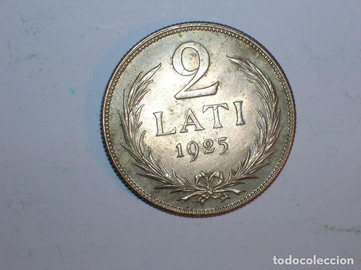 Monedas antiguas de Europa: LETONIA 2 LATI PLATA 1925 (5764) - Foto 2