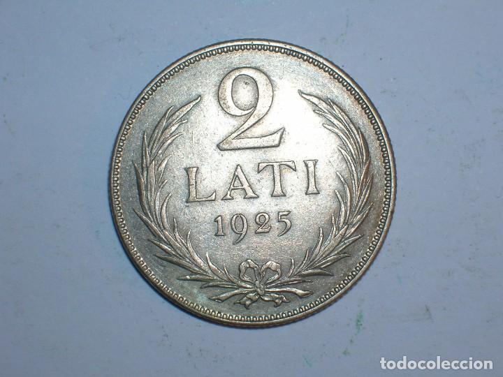 Monedas antiguas de Europa: LETONIA 2 LATI PLATA 1925 (5765) - Foto 2