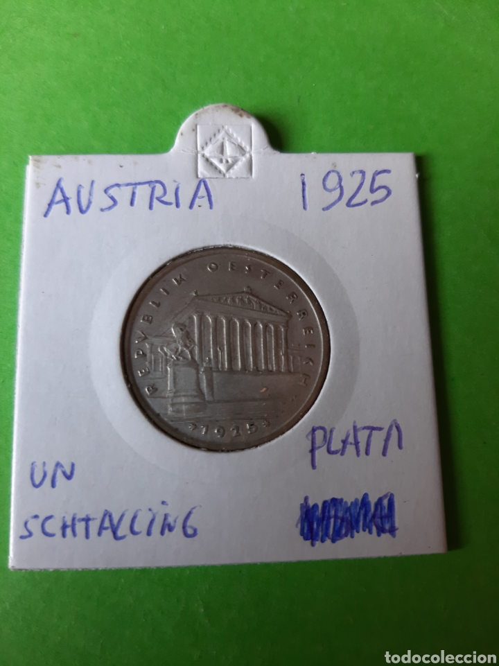 Monedas antiguas de Europa: AUSTRIA 1925 UN SCTALLING PLATA EBC - Foto 1