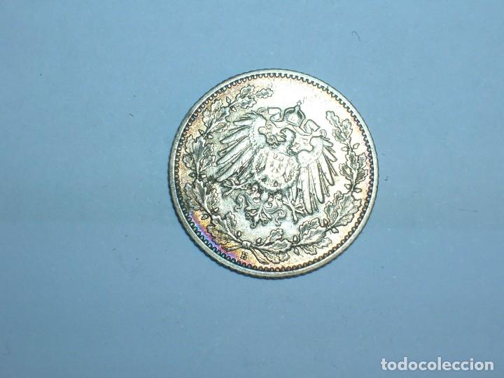 Monedas antiguas de Europa: ALEMANIA 1/2 MARCO 1908 E (1700) - Foto 1