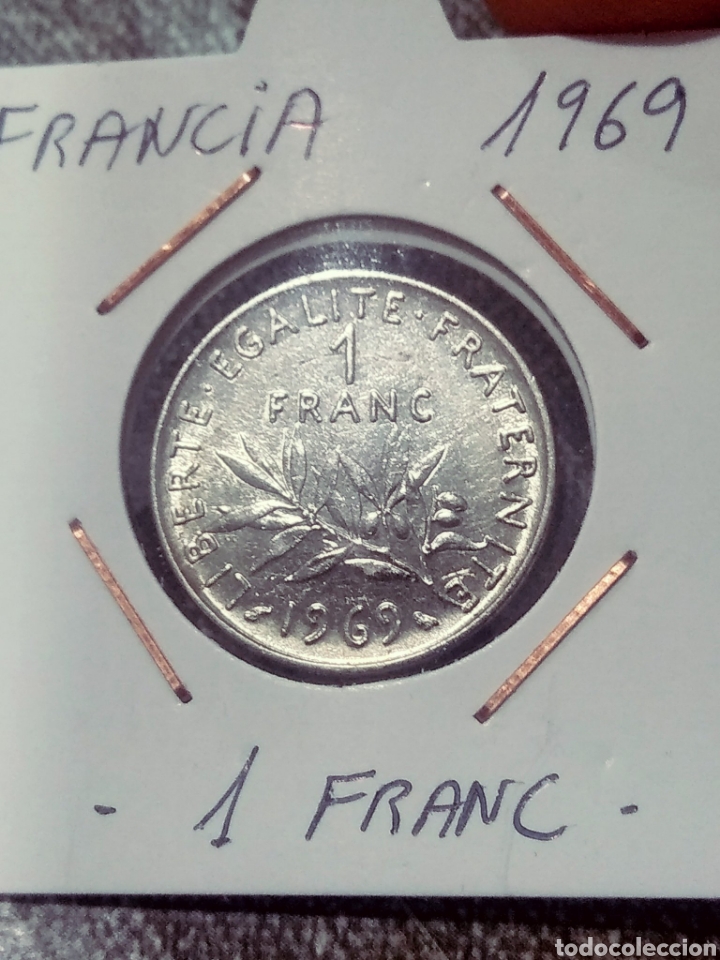 Monedas antiguas de Europa: FRANCIA 1969, 1 franc - Foto 1