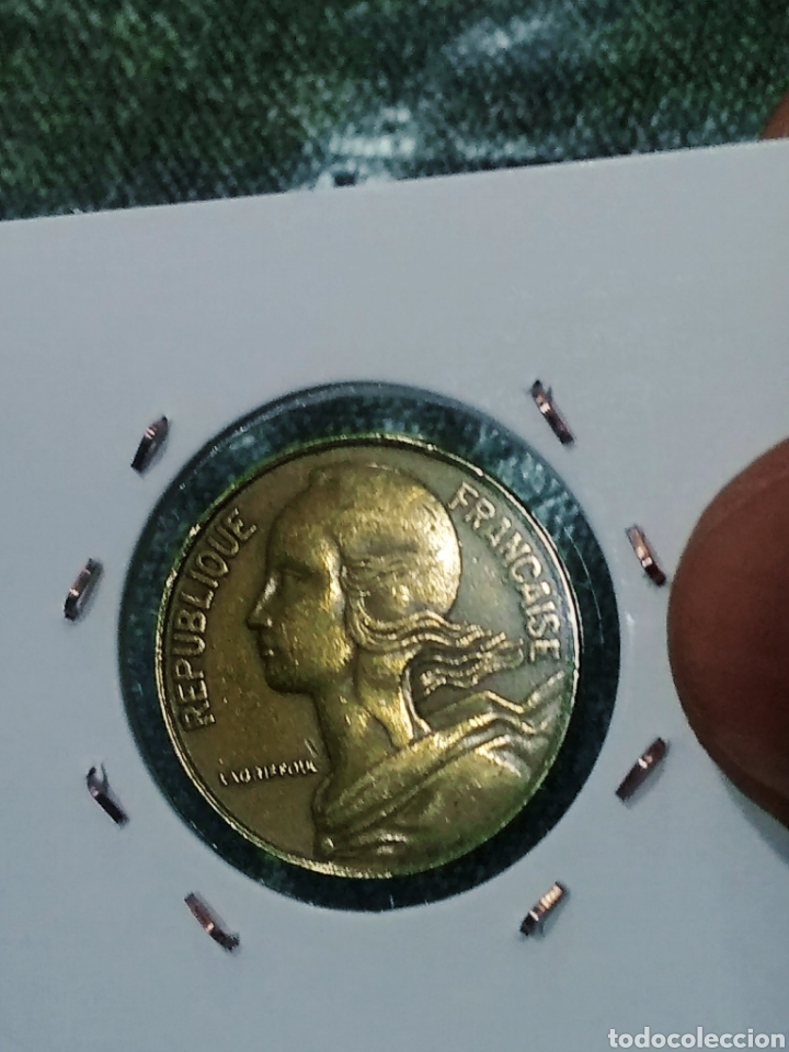 Monedas antiguas de Europa: FRANCIA 1963, 20 centimos - Foto 2