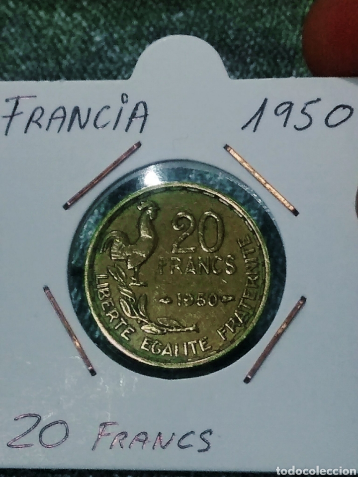 Monedas antiguas de Europa: FRANCIA 1950, 20 francos - Foto 1