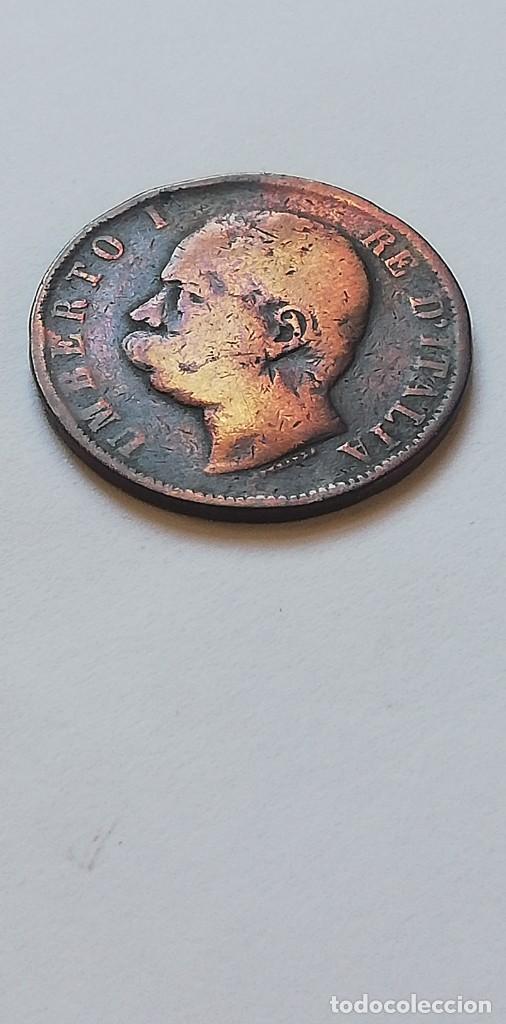 Monedas antiguas de Europa: 10 centessim 1893 italia - Foto 1