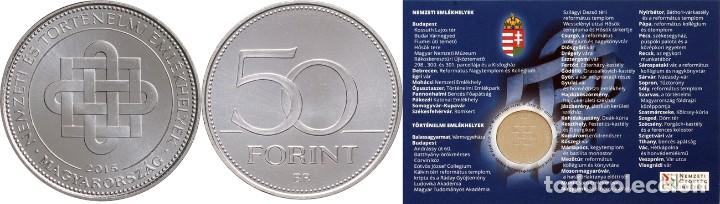 Monedas antiguas de Europa: HUNGRIA 50 FORINT 2015 MONUMENTOS NACIONALES