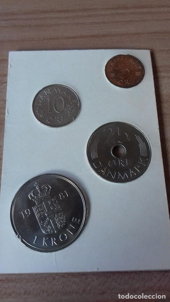 Monedas antiguas de Europa: Cartera de Dinamarca del a&ntilde;o 1981 - Foto 1