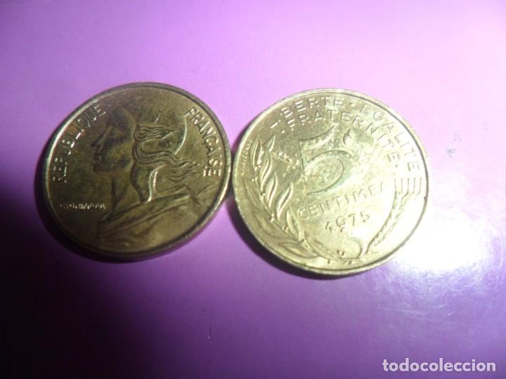 Monedas antiguas de Europa: FRANCIA - MONEDA DE 5 CENTIMOS, A&Ntilde;O 1975 - Foto 1