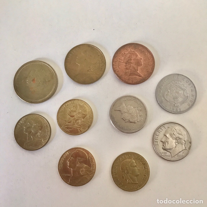 Monedas antiguas de Europa: Lote de monedas extranjeras de peque&ntilde;o tama&ntilde;o