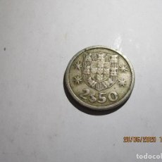 Monedas antiguas de Europa: MONEDA DE LA REPUBLICA PORTUGUESA DE 1969 DE 2.5 ESCUDOS