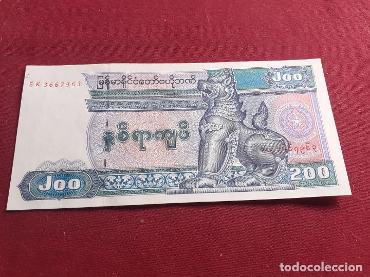 Myanmar 200 Kyats 2004 Sc Unc Comprar Monedas Antiguas De Europa En